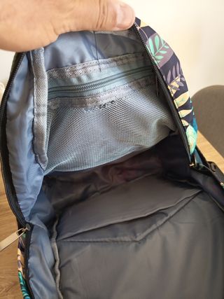 Mochila adolescente estampado floral