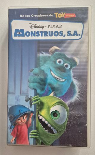Monstruos S.A. VHS Disney Pixar