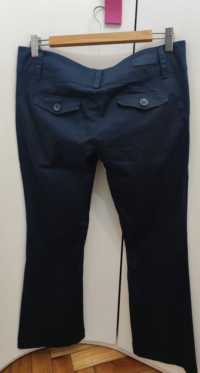 Pantalón vestir Bershka azul marino Talla 38