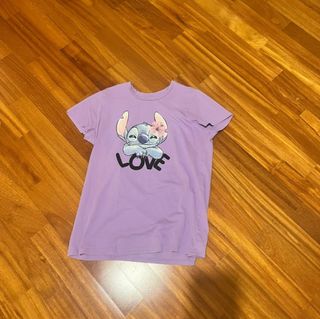 Maglietta Viola Stitch LOVE 11 anni