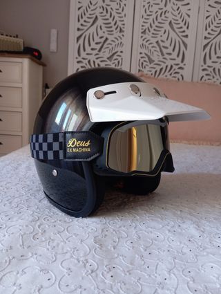 Casco Moto Vintage 