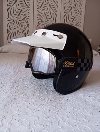 Casco Moto Vintage 