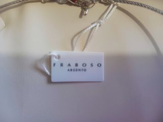 Collana Fraboso Argento Nuova