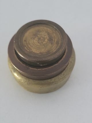 Contrapesos bronce onzas 1/2, 1 y 2