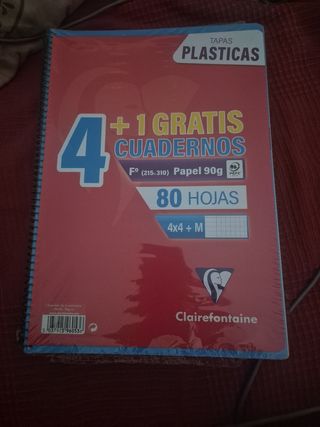 Pack 5 Cuadernos Clairefontaine A4 90gr