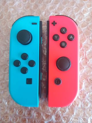 Joycons Nintendo Azul y Rojo