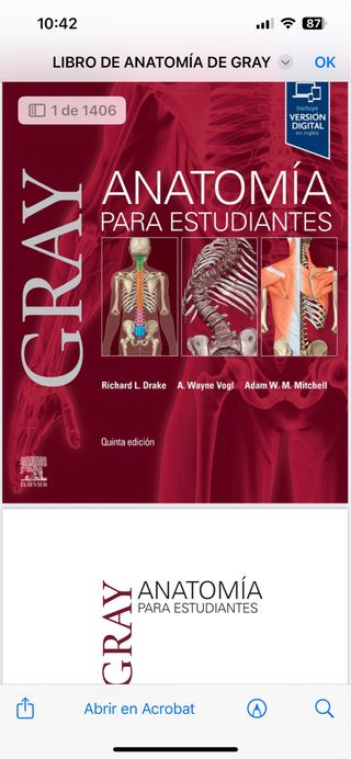 GREY ANATOMÍA PARA ESTUDIANTES 5 GENERACIÓN