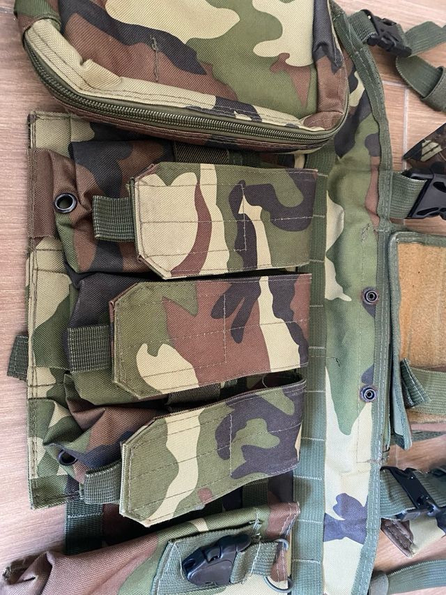 Chaleco táctico camuflaje militar