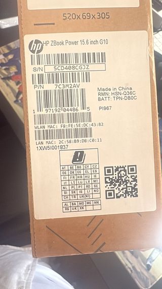 HP ZBook Power G10 i9