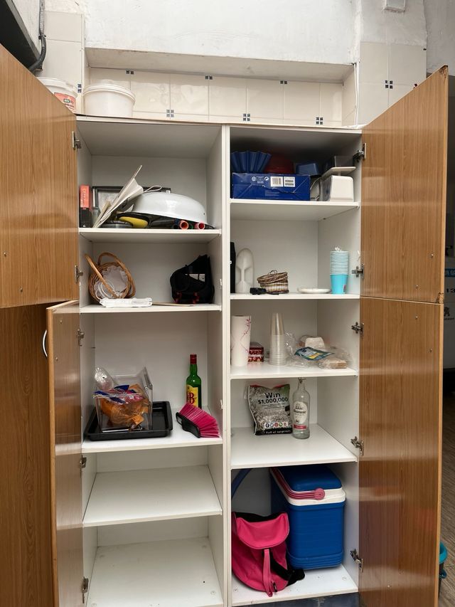 Armario de cocina de madera