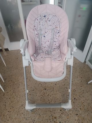 Trona de bebé rosa