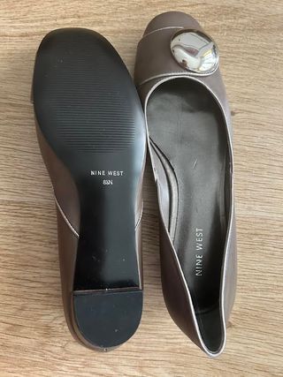 Zapatos Nine West grises talla 39