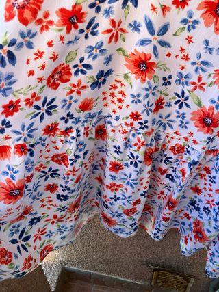 Blusa floral manga larga