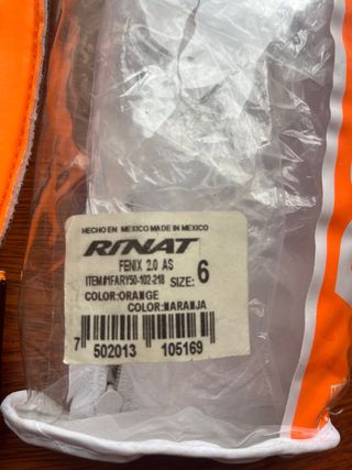 Guantes de portero Rinat Fenix Naranja