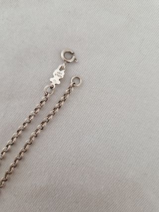 Conjunto Plata Collar y Pendientes Oso Negro