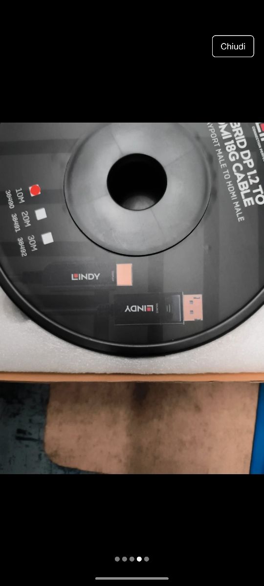 Lindy Cavo Displayport ad HDMI