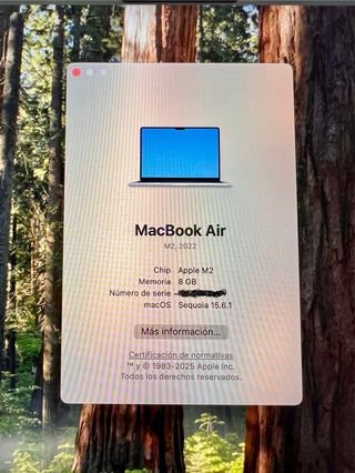 MacBook Air 13” M2 8GB/256GB Gris + IVA deducible