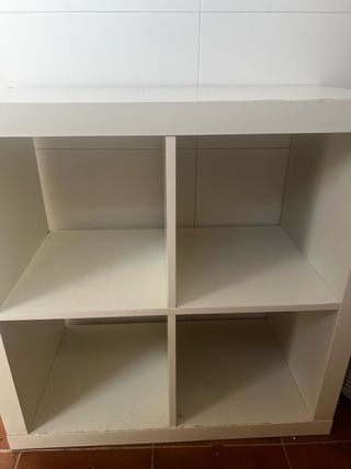 Estantería modular blanca