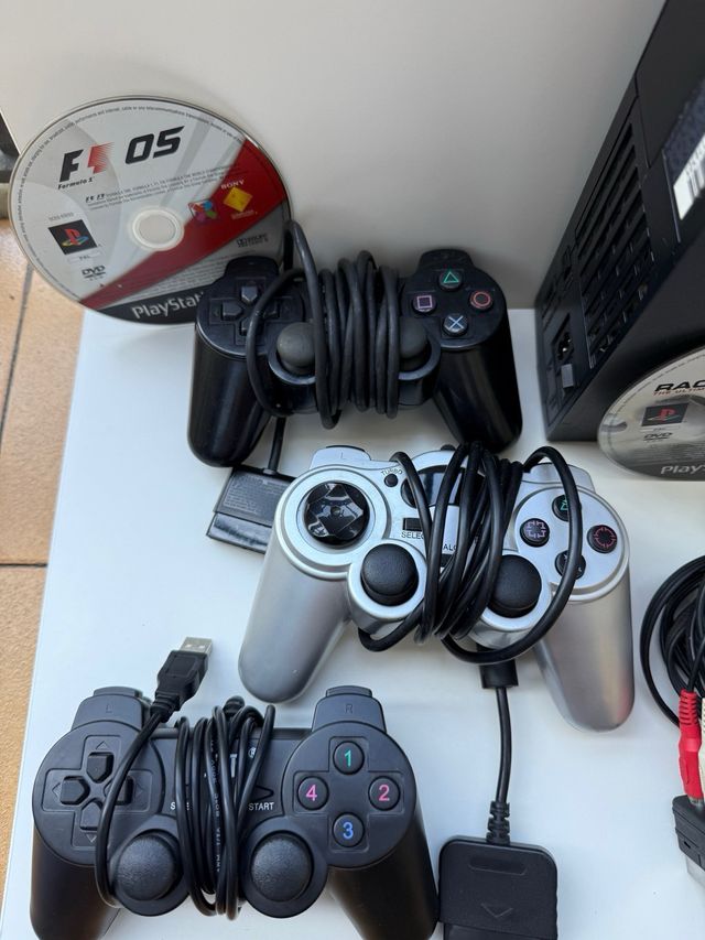 Lote PS2 Sony PlayStation 2 Negro/Blanco