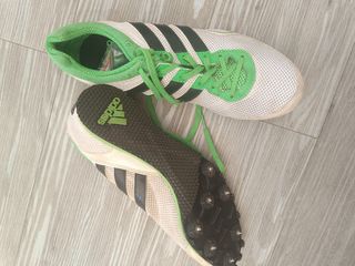 Zapatillas Adidas Atletismo Hombre Verde/Blanco