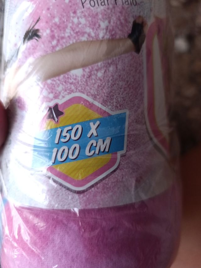 Manta Polar Soy Luna Invierno Rosa