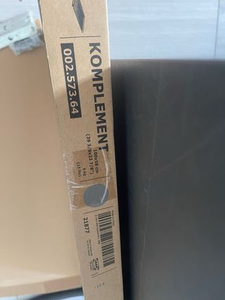 IKEA KOMPLEMENT Pantalonero 100x58cm Gris Oscuro