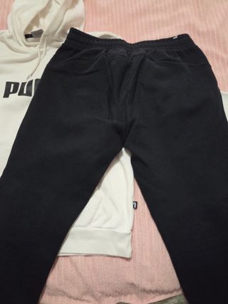 Chándal Puma Blanco y Negro