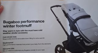 Saco Térmico  carrito Bugaboo Negro