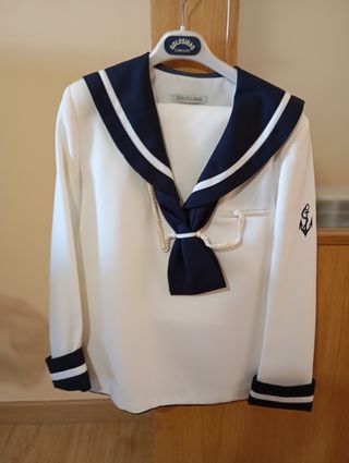 Traje comunión marinero.
