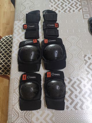 Protecciones infantiles Oxelo para skate/patinete