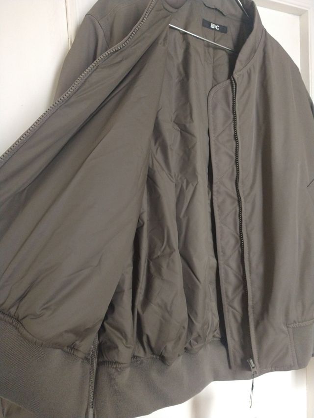 Chaqueta Bomber Uniqlo Mujer Verde Oliva Talla M