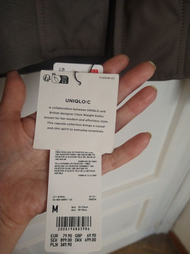 Chaqueta Bomber Uniqlo Mujer Verde Oliva Talla M