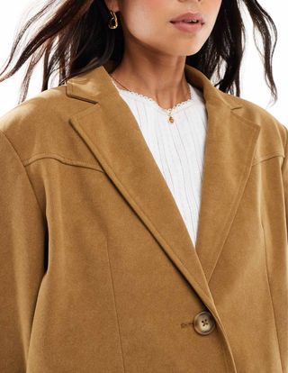 Blazer Stradivarius Beige XS