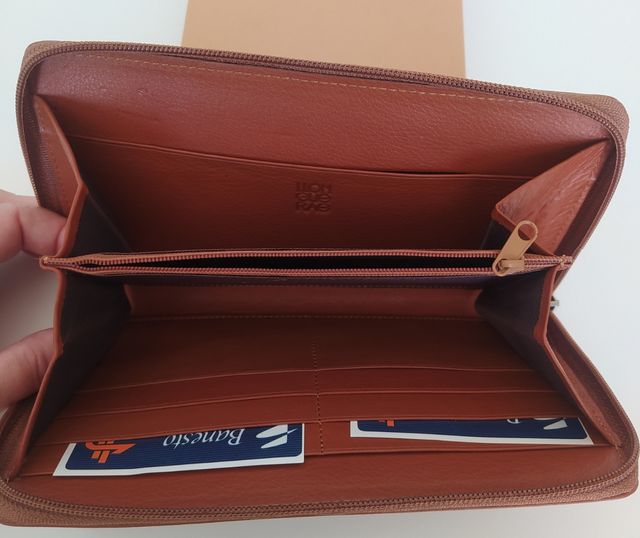 Monedero Llongueras Marrón