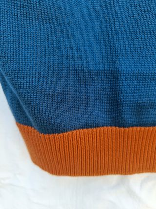 Maglia Your Turn cotone blu arancio XS