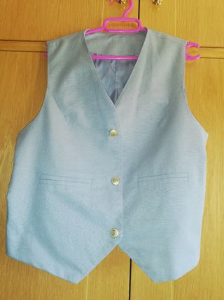 Chaleco de vestir gris