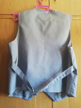 Chaleco de vestir gris