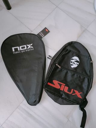 Paleteros de pádel NOX y Siux