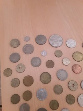 Lote de monedas antiguas
