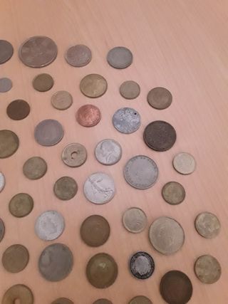 Lote de monedas antiguas