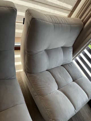 Divano componibile beige/grigio