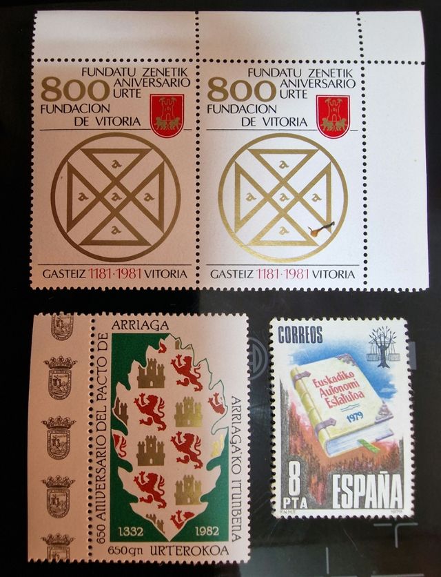 SOBRE 1er DIA VIDRIERAS CATEDRAL VITORIA Y otros