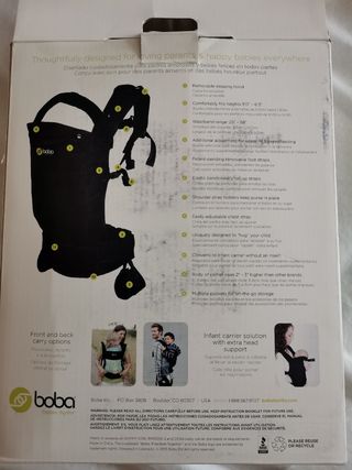 Mochila Portabebé Boba Carrier