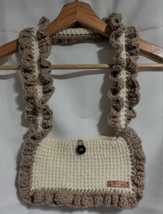Bolso/Porta móvil crochet hecho a mano