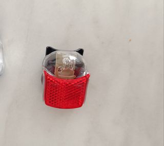 Accesorios bicicleta. Luces, timbre