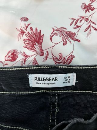 Pantalones vaqueros negros Pull&Bear
