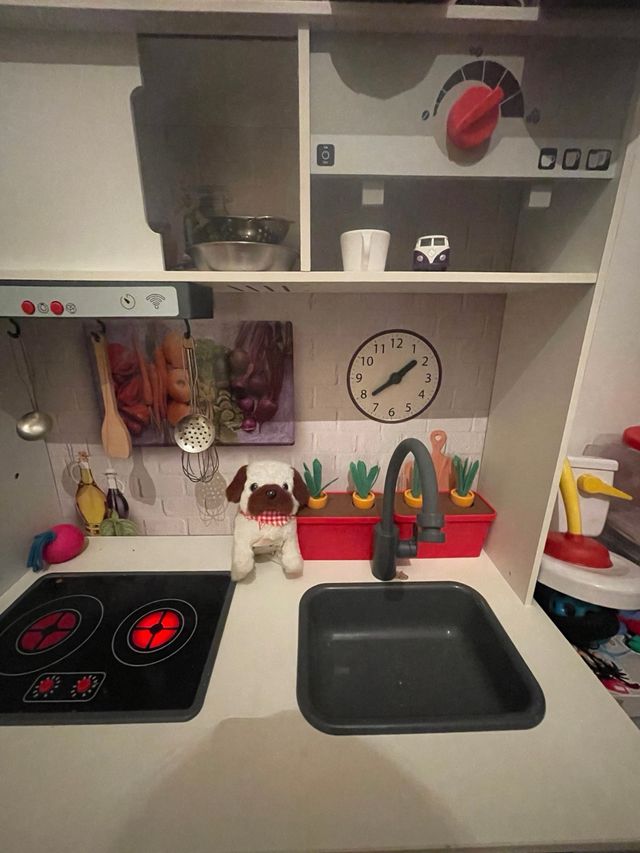 Cocina infantil de madera