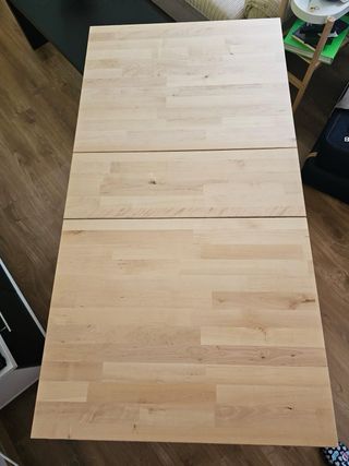 Mesa comedor extensible Ikea NORDEN madera.