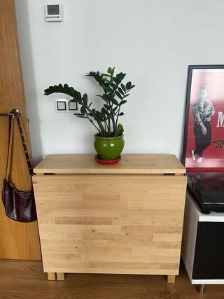 Mesa comedor extensible Ikea NORDEN madera.