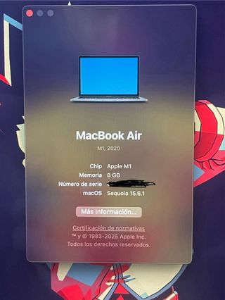 MacBook Air 13 M1 Plata